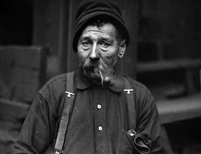 Irish steelworker, 1908